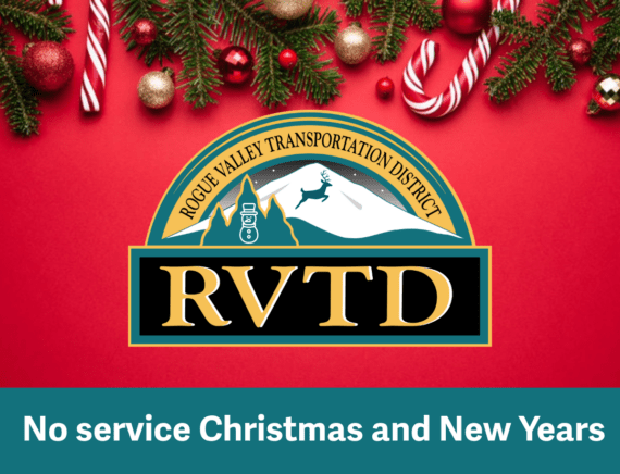 No Service On Christmas Day and New Years Day